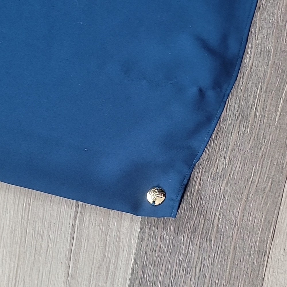 Lilly Pulitzer Floral Mini Dress - Reversible Pink and Green 19 Ptp Appx S/M - Picture 8 of 8